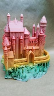 Castle With Less Landscape (single File) 3D Printer Model