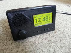 Radio Alarm Clock Enclosure 3D Printer Model