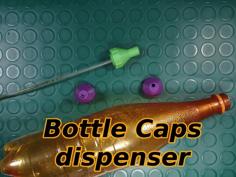 Bottle Caps Dispenser For Garden 3D Printer Model