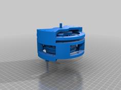 4:1 2 Speed Planetary Gearbox 3D Printer Model