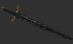 Skull Sword And Scabbard 3D Printer Model