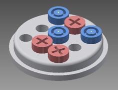 Tic Tac Toe (With Lid) 3D Printer Model