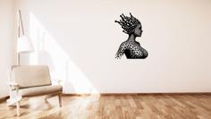 Freya Goddess Of Love Voronoi Wall Decoration 3D Printer Model