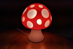 Glowing Mushroom Lamp 3D Printer Model