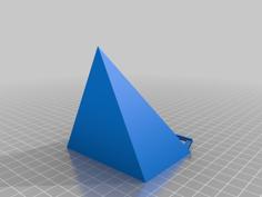 Triangle Display Stand 3D Printer Model