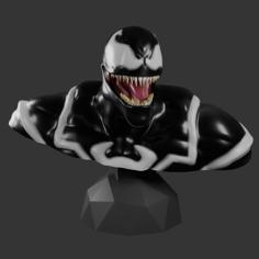 Venom Bust 3D Printer Model