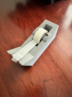 Fully Printed Tape Dispenser 3D Printer Model