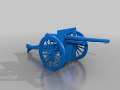 Artillery Piece 3D Printer Model