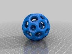 Mesh Ball In A Mesh Ball (separated) 3D Printer Model