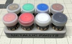 Metallic Paint Holder Caddy 3D Printer Model