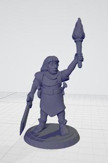 Questing Heroes – Elf #1 3D Printer Model