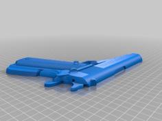 Colt 1911 (Short Barrel Version) 3D Printer Model