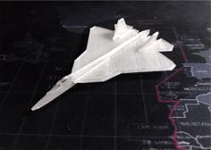 Su-57 Felon Kit Card 3D Printer Model