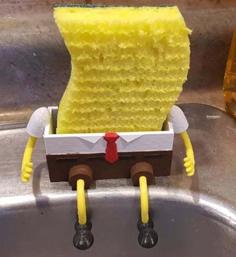 Sponge Bob Sponge Holder 3D Printer Model