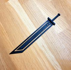 Buster Sword Bookmark 3D Printer Model