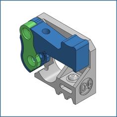 Mk8 Spring Loaded Drive Block Replicator 1 / Duplicator 4 / FlashForge / CTC 3D Printer Model