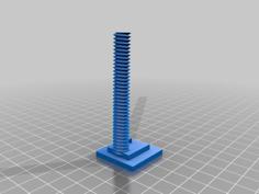 Toilet Seat Bolt 3D Printer Model