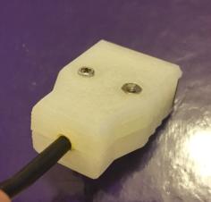 Parametric D-Sub Connector Shell. 3D Printer Model