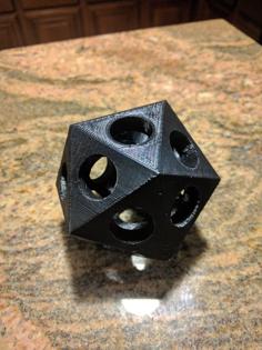 D20 Of Uselessness (Printer Calibration) 3D Printer Model