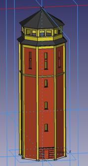 Water Tower Of Moerfelden / Mörfelder Wasserturm 3D Printer Model