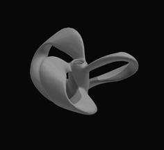 High Performance Toroidal Tipless Rc Boat Propeller 3D Printer Model