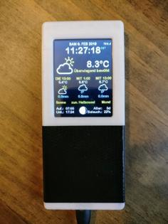 ESP8266 Weather Station With 2.4″ TFT Screen (WiFi) 3D Printer Model