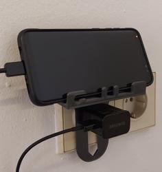 Chargestation For ANY Mobile Phone – Perfect For Short Cable 3D Printer Model