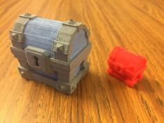 Silver Chest 3D Printer Model