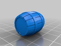 Inebriated Barrel 3D Printer Model