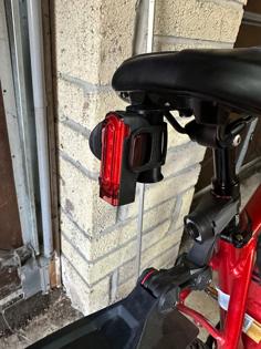 Bike Saddle Light Holder 3D Printer Model