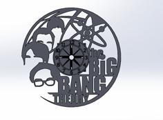 The Big Bang Theory Clock 3D Printer Model