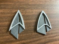 Picard ComBadge 3D Printer Model