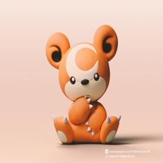 Teddiursa(Pokemon) 3D Printer Model