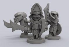 Armoured Goblins 3D Printer Model