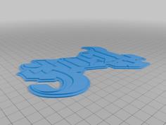 Ghost Logo 3D Printer Model