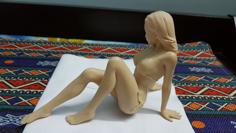 Lady At The Beach 3D Printer Model