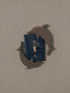 Dolphin Light Switch Cover 3D Printer Model