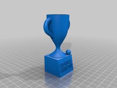 Kickball Champion Trophy 3D Printer Model