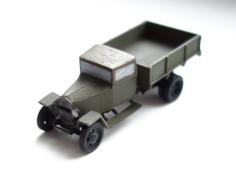 GAZ-MM-V Wartime Truck 1:87 (H0) 3D Printer Model