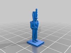 1-100 British Soldiers 1805-1815-Pack 1-6 Infantry Officers REVISED 3D Printer Model