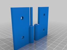 Simple Customizable Hinge 3D Printer Model