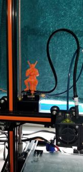 Deadpool On The Can, Extruder Spinner 3D Printer Model