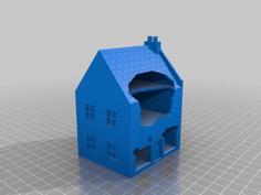 FOW City House V3 Option 01 Damage 3D Printer Model