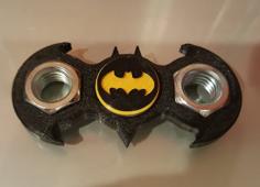 Batman Logo 1/2 Inch Nut Spinner 3D Printer Model