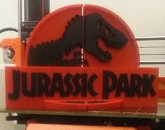 Jurassic Park Bookends 3D Printer Model