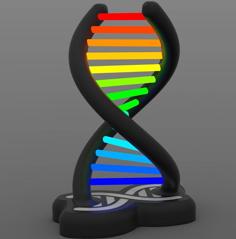 RGB DOUBLE HELIX LAMP – Easyprint (diffusors Needs Very Slow Print) 3D Printer Model