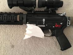 Airsoft M4 And Ar15 Style Mag Well Grip 3D Printer Model