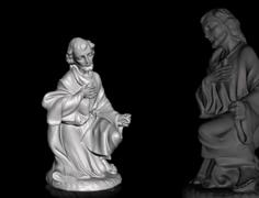 Giuseppe – Scansione Statuine Presepio Di Natale. 3D Printer Model