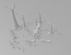 Dead Trees – Low Poly 3D Printer Model