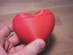 Valentine’s Day Heart Box 3D Printer Model